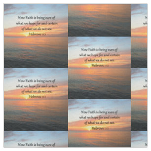 TECIDO BELOS HEBREWS 11:1 DESIGN SUNRISE