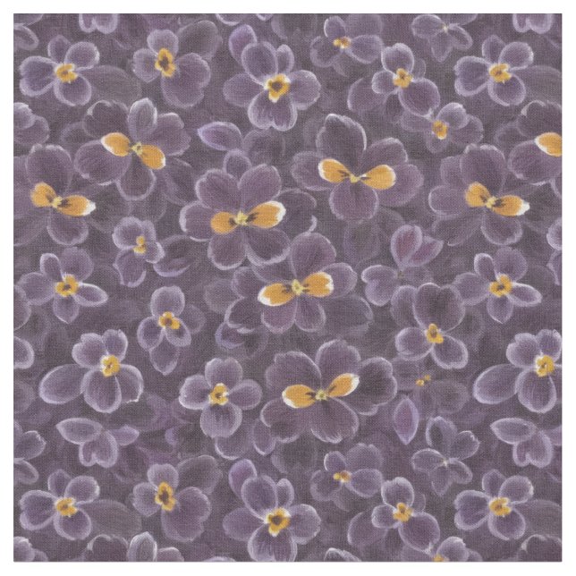 Tecido Belos Violetas (Detalhe)