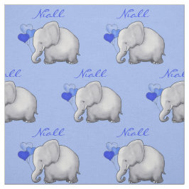 Tecido Berçário personalizado do bebé do elefante