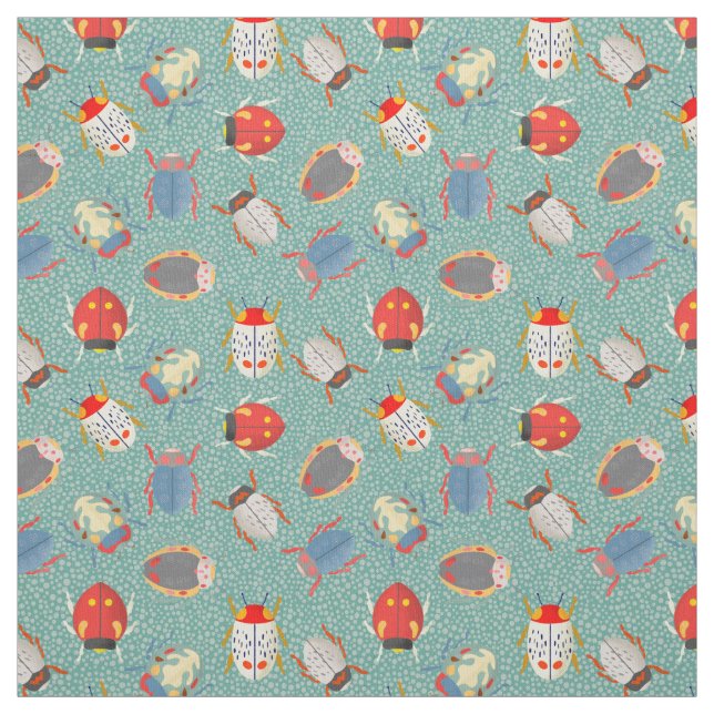 Tecido Besouro Sobre Padrão Herói (Modelo)