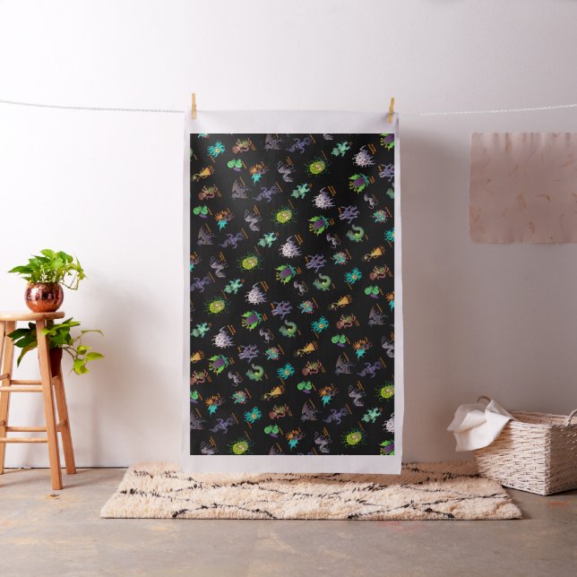 Tecido Bestiário de Cthulhu Mythos Chibi (In Situ)