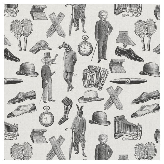 Tecido bichos-da-velha-velha negros (Detalhe)