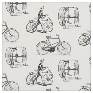 Tecido Bicicletas Vitorianas Vintage Bikes