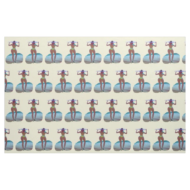 Tecido Bikini Booty Beach Girl Thunder_Cove (Fat Quarter)