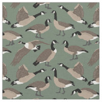 Bird Lovers Canada Geese Patterage Green