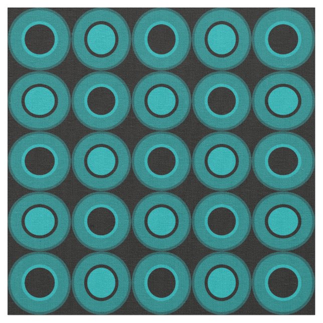 Tecido Bitesize Rosquinhas De Teal Com Enchimento (Detalhe)