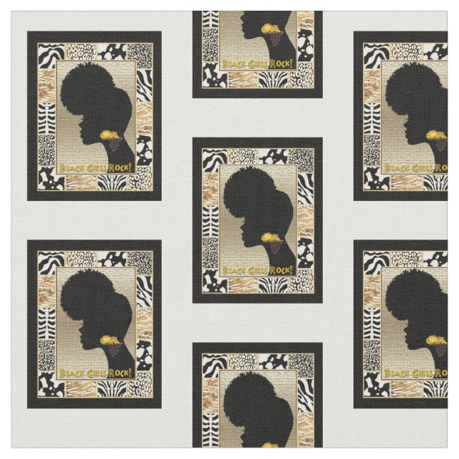 Tecido Black Girls Rock (Detalhe)