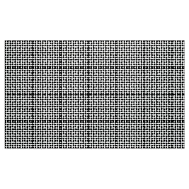 Tecido Black White Houndstooth (Fat Quarter)