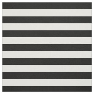 Tecido Black White Stripes Moderno Padrão Tendência De 