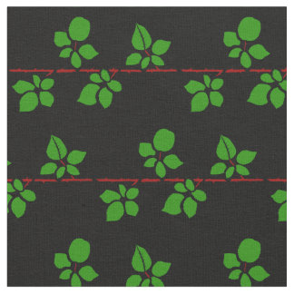 Tecido blackberry vine black