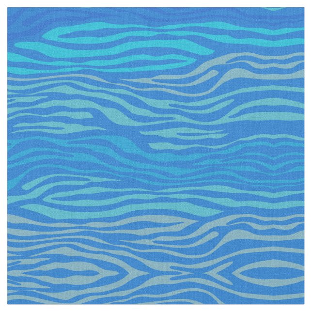 Tecido Blue Zebra Stripe (Detalhe)