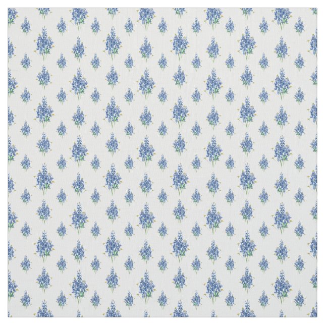Tecido Bluebonnet e flores silvestres (Modelo)