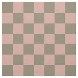 Tecido Blush Neutral Xadrez - Algodão Pima Premium