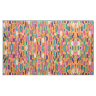 Tecido boémio do impressão dos Brushstrokes