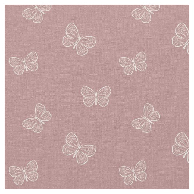 Tecido Boho Borboleta Moderno Feminino Primavera Animal M (Detalhe)