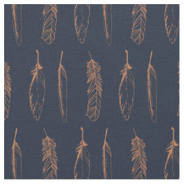 Tecido Boho dark dreamy feather hippie padrão espiritual