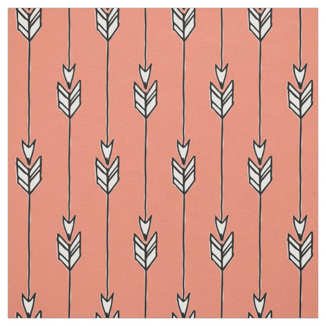 Tecido Boho tribal setas étnicas design (Modelo)