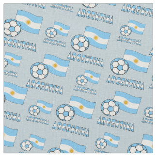 Tecido Bola de Futebol e Bandeira Argentina