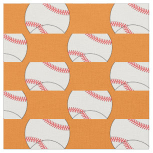 Tecido Bolas de Beisebol Esportes Laranja