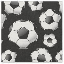 Tecido Bolas de futebol redondas lustrosas dispersadas