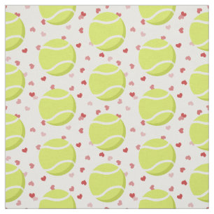 Tecido bolas de tênis com pequenos esportes de padrão car