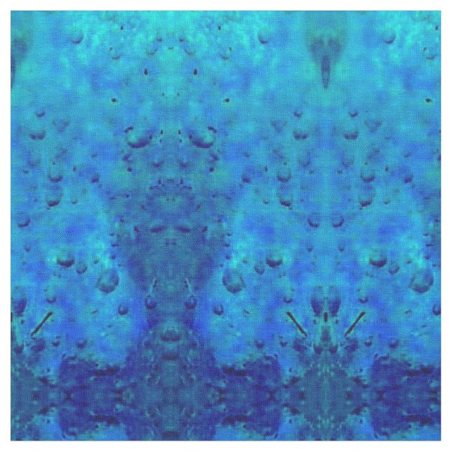 Tecido Bolhas de Gelo Azul (Detalhe)