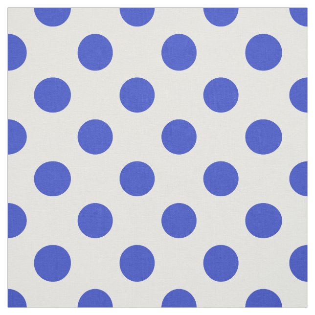 Tecido Bolinhas azuis (Modelo)