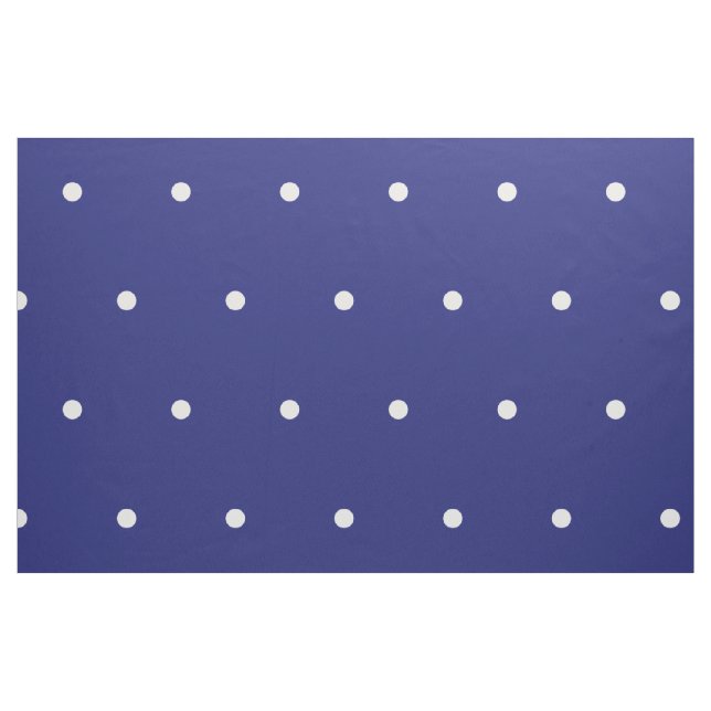 Tecido Bolinhas brancas pequenas em azul náutico (Fat Quarter)