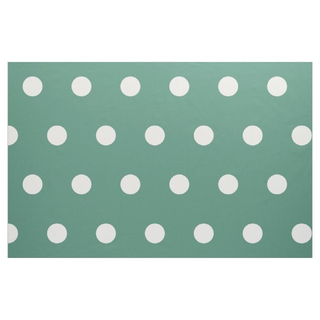 Tecido Bolinhas brancas sobre o Teto Profundo (Fat Quarter)
