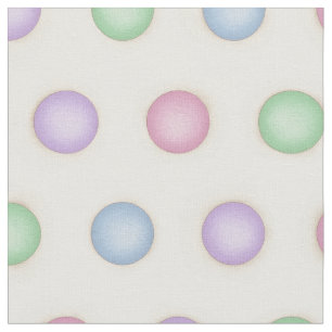 Tecido Bolinhas coloridas em Pastéis em dificuldades (méd