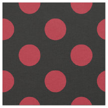 Bolinhas vermelhas e pretas