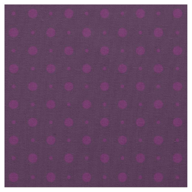 Tecido bolinhas violeta e roxa (Detalhe)