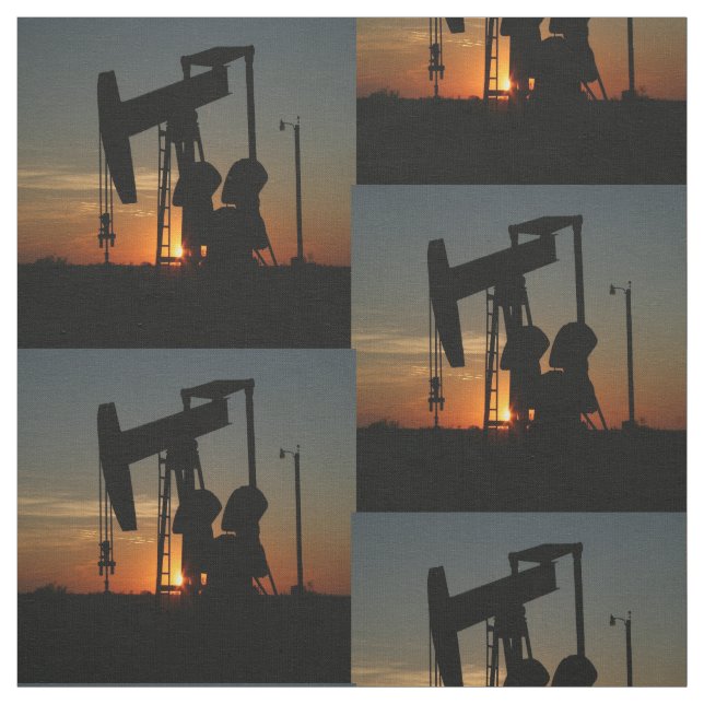 Tecido Bomba De Petróleo Ao Sol (Modelo)