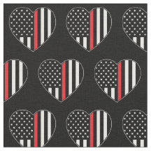 Bombeiro Thin Red Line American Flag Firefighter
