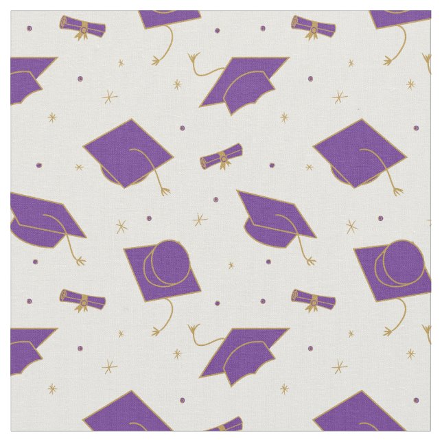 Tecido Boné de formatura Roxo (Detalhe)