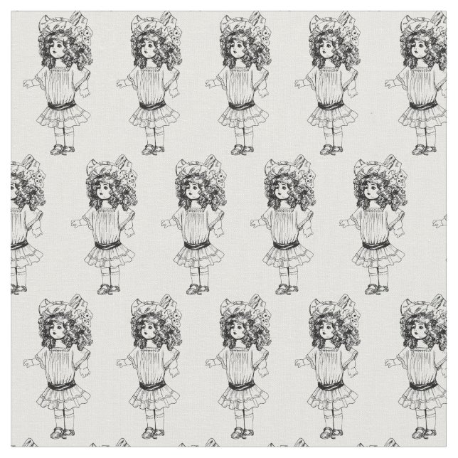 Tecido Boneca Vitoriana (Detalhe)