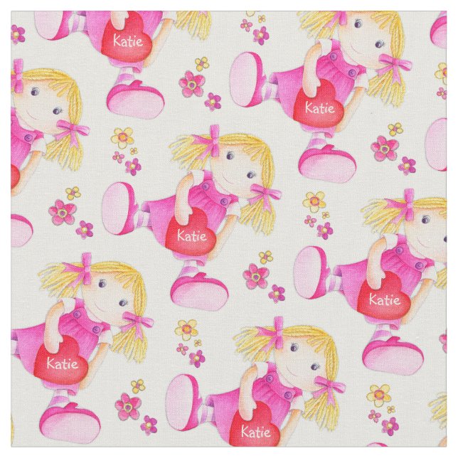 Tecido Boneco de cor aquosa boneco de pano (Detalhe)