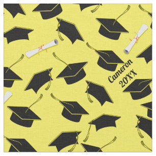 Tecido Bonés de formatura Com Diploma