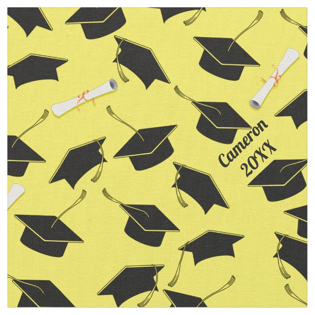 Tecido Bonés de formatura Com Diploma (Detalhe)