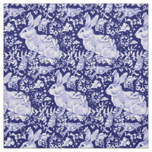 Bonito Azul e Coelho Branco Dedham Delft