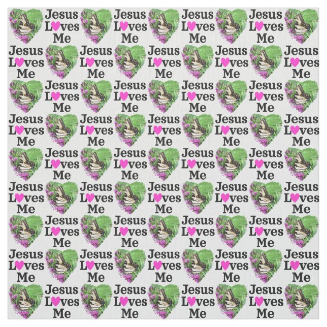 TECIDO BONITO FLORAL FLORAL JESUS ME AMA (Modelo)