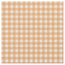 Tecido Bonito Peach Checou Gingham para Lids de latas dom