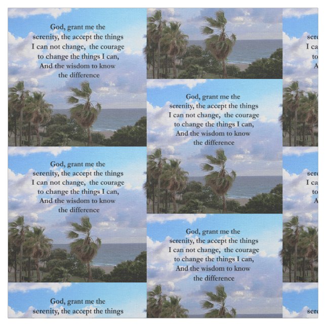 TECIDO BONITO SERENITY REYER PALM TREE PHOTO DESIGN (Modelo)