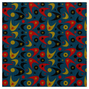 Tecido Boomerangs Retro
