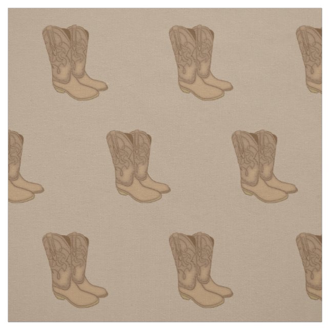 Tecido Boots do Vintage Cowboy (Modelo)
