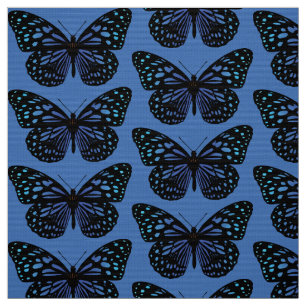 Tecido Borboleta Azul