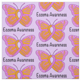 Tecido Borboleta da consciência do Eczema da esperança