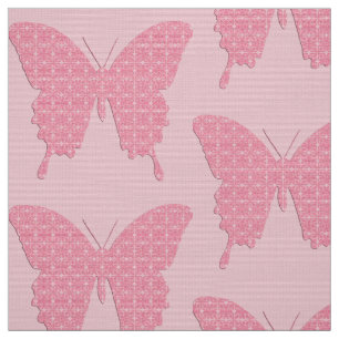 Tecido Borboleta no impressão do papel de parede - luz -