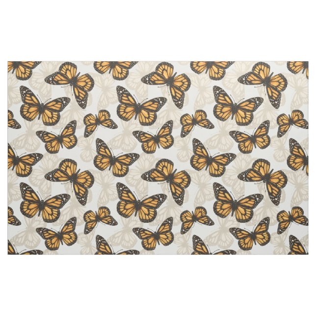 Tecido Borboletas de monarca (Fat Quarter)