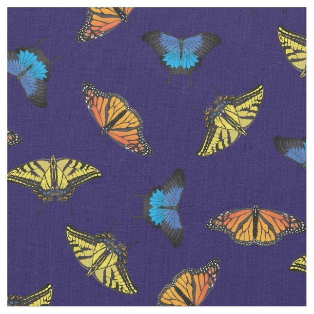 Tecido Borboletas Lindas Realistas (Detalhe)